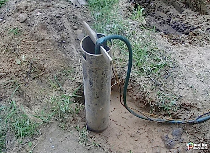 Очистка скважины от песка  и глины